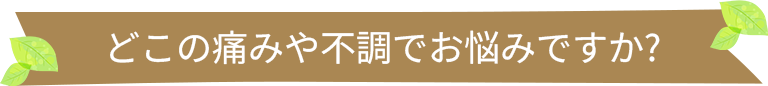 桶川市の整形外科、坂田東整形外科にご相談ください。どこの痛みや不調でお悩みですか？